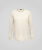 T-shirt tinta unita con spacchi laterali Anywhere | T-shirt a maniche lunghe da donna