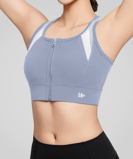 Reggiseno sportivo ad alto sostegno Power Color Block Airholes Panel | Reggiseno sportivo ad alto sostegno da donna
