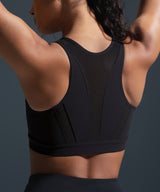 Enfold Zip-Front Breathable Racerback High-Support Bra for Larger Busts | Women's High Support Sports Bra