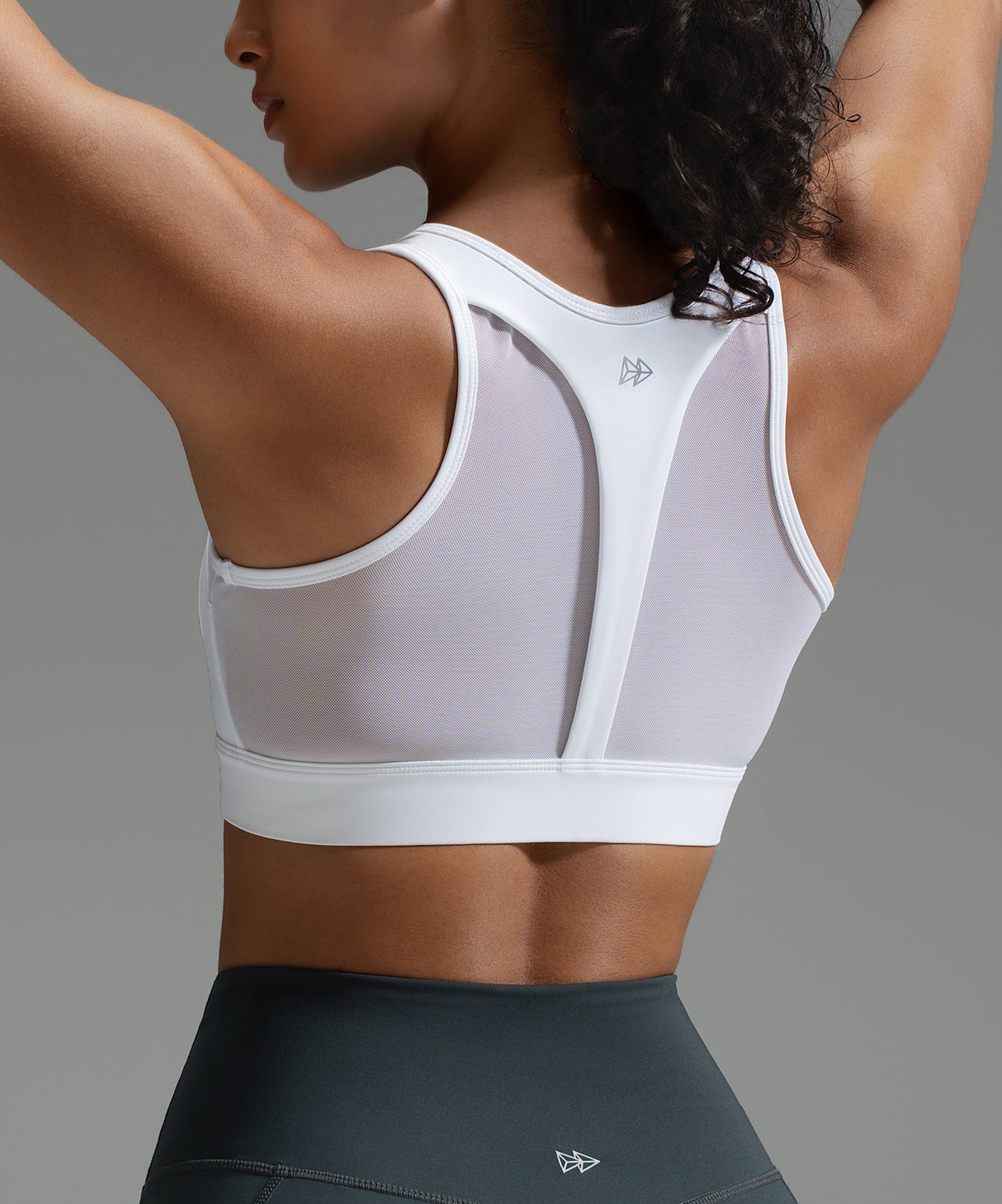 Lättviktslöpar-BH med Power T-back-mönster | Sport-BH med högt stöd för kvinnor