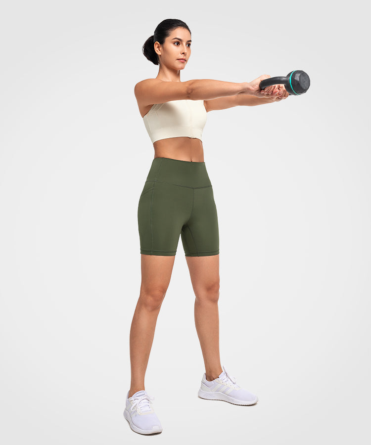 Pantaloncini da corsa aderenti a vita alta Shift, 15 cm | Pantaloncini sportivi ad alto supporto da donna