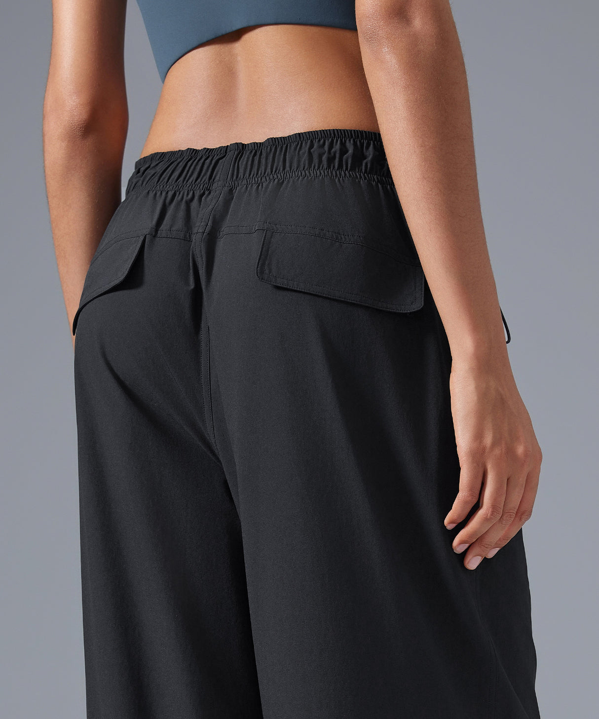 Pantaloni cargo rinfrescanti con elastico in vita e tasche, 28" | Pantaloni leggeri di supporto da donna