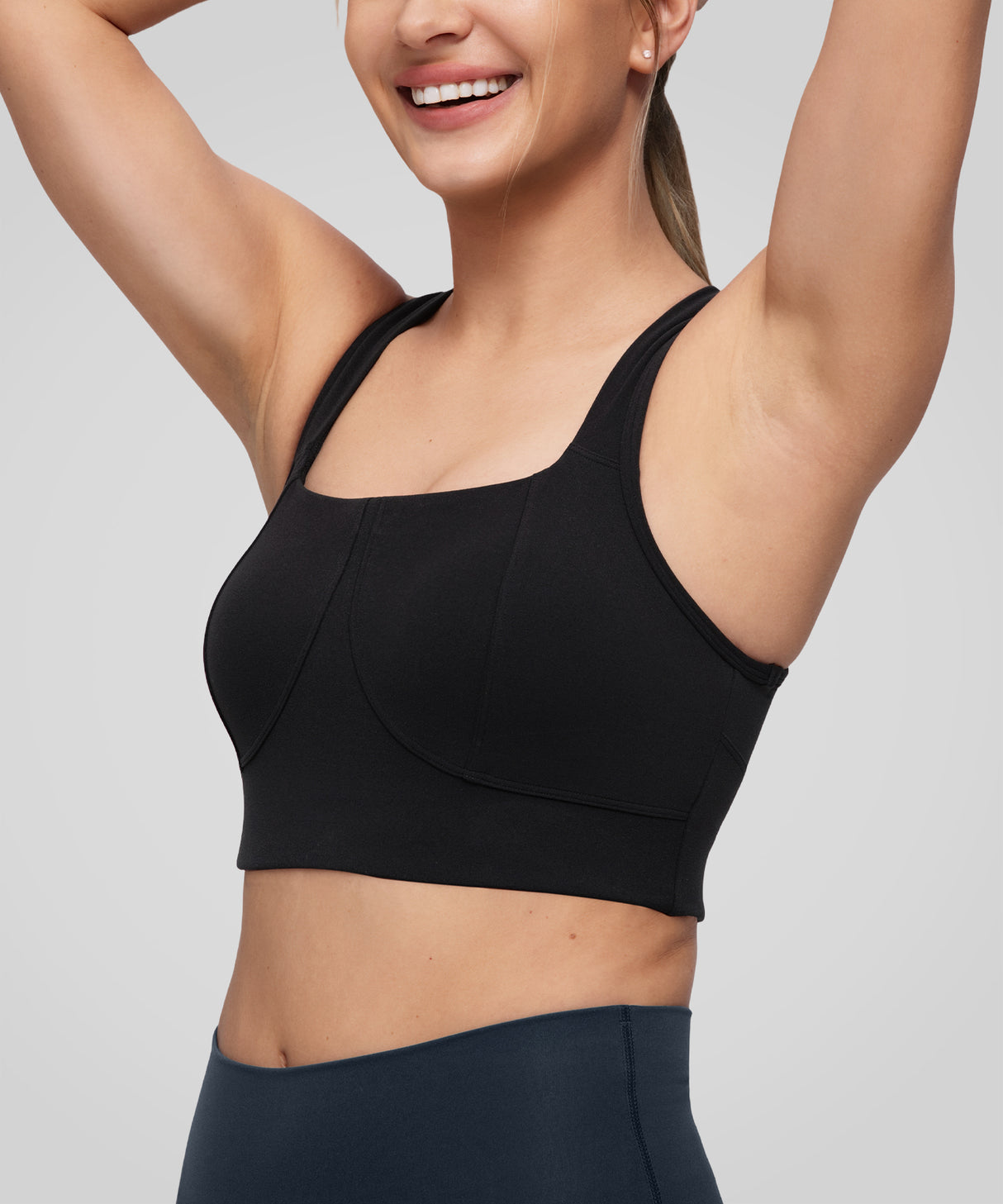 Sculpt Sleek Yoga-BH mit Unterbrustkonturnaht | Leicht stützender Sport-BH für Damen