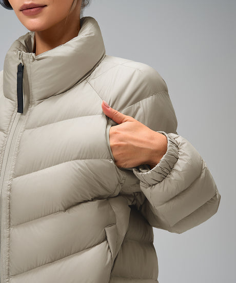 Anywhere Windproof Channel-Quilted Down Jacket | Women's Jackets