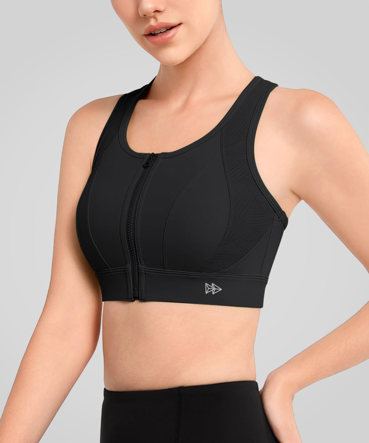 Echo Locked-in Fit Mesh Löpar-BH | Sport-BH med högt stöd för kvinnor