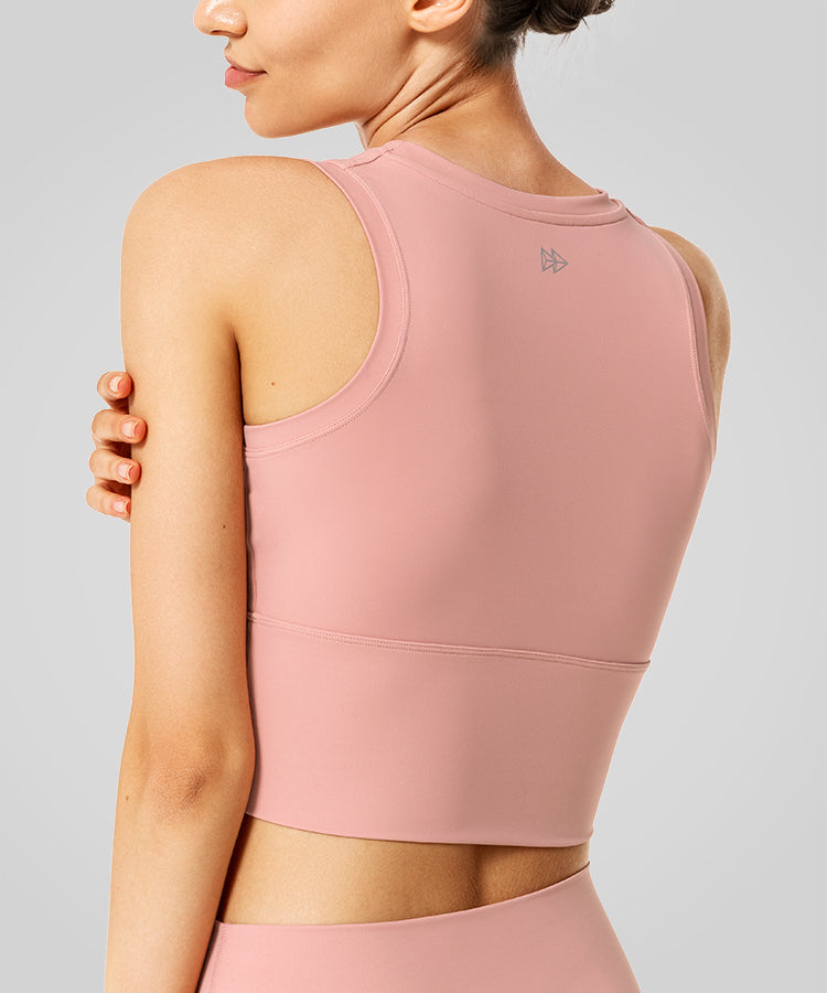 Anywhere High Neck Padded Gym Bra | Women's Light Support Sports Bra