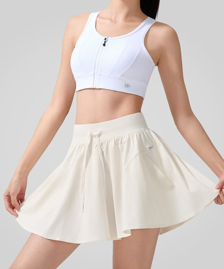 Sculpt Grid Texture Super Light Sporty Skirt| Women's Sports Skirt