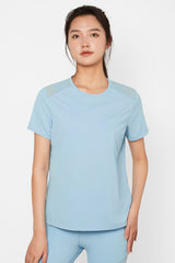 T-shirt Echo con spacchi laterali in rete | T-shirt sportiva da donna