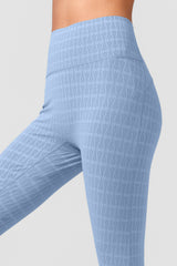 Power™ Jacquard Pattern No Front Seam High-Rise Running Leggings 25inches | Women's High Support Leggings