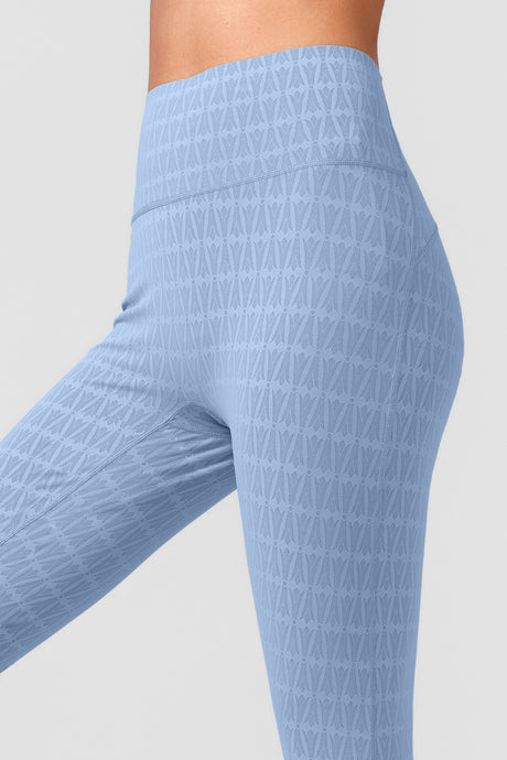 Power™ Jacquard Pattern No Front Seam High-Rise Running Leggings 25inches | Women's High Support Leggings