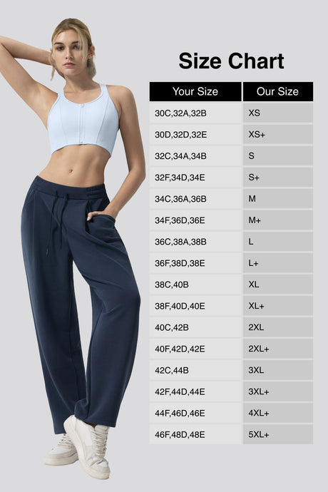 Power™ Zip-Front Adjustable High-Support Longline Bra | Women's High Support Sports Bra
