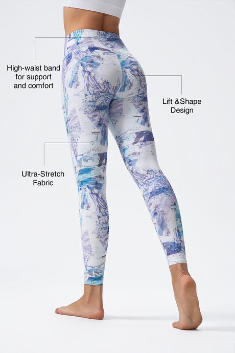 Leggings de yoga Shift suaves y absorbentes de humedad de 62,5 a 67,5 cm | Leggings de soporte ligero para mujer
