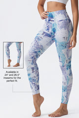 Leggings de yoga Shift suaves y absorbentes de humedad de 62,5 a 67,5 cm | Leggings de soporte ligero para mujer