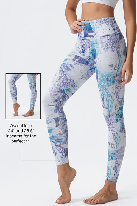 Leggings de yoga Shift suaves y absorbentes de humedad de 62,5 a 67,5 cm | Leggings de soporte ligero para mujer