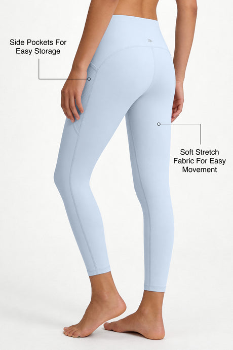 Shift™ High-Waisted No Front Seam Pocketed Sports Leggings | Sports Leggings Best For Running, Yoga & HIIT - image 3