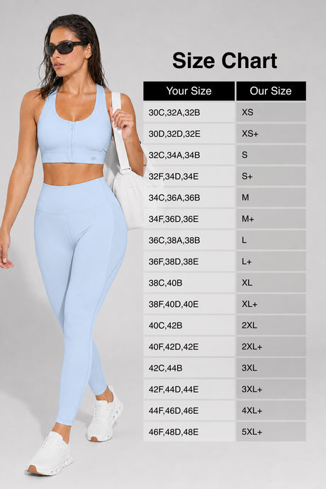Enfold™ Zip-Front Mesh Racerback High-Support Sports Bra | Women's High Support Sports Bra