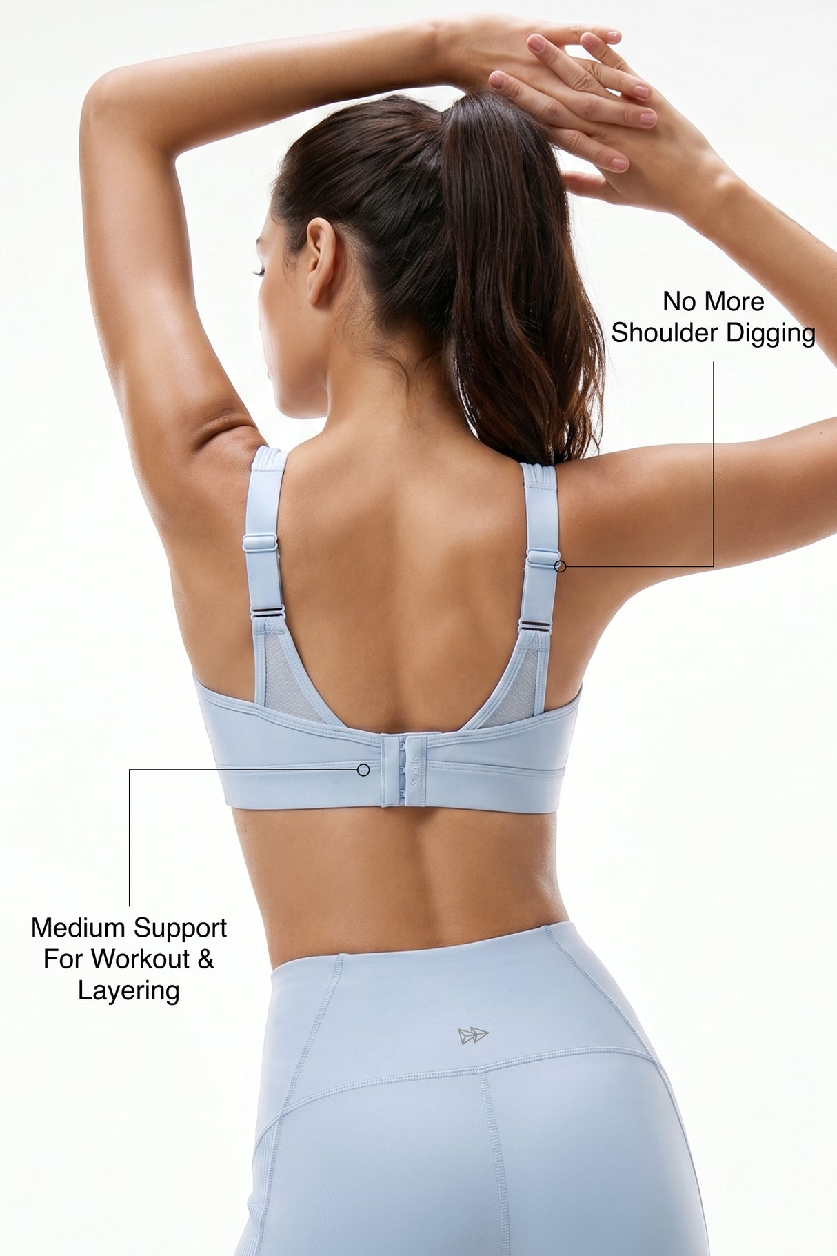 Shift Adjustable Strap Sports  Bra With Breathable Mesh, Sweat-Wicking, Sustainable | Medium-Impact Support Best For Running, HIIT, Yoga & Training