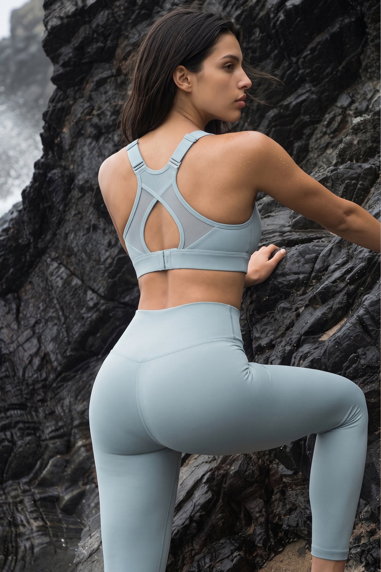 Shift™ Adjustable Straps Breathable Mesh High Support Sports Bra | High Support Bra With Adjustable Bounce-Control Support for Running, HIIT & Training