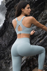 Shift™ Adjustable Straps Breathable Mesh High Support Sports Bra | High Support Bra With Adjustable Bounce-Control Support for Running, HIIT & Training