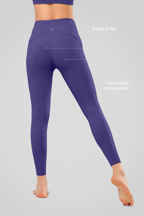 Leggings de yoga Shift suaves y absorbentes de humedad de 62,5 a 67,5 cm | Leggings de soporte ligero para mujer