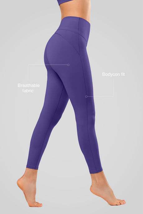 Leggings de yoga Shift suaves y absorbentes de humedad de 62,5 a 67,5 cm | Leggings de soporte ligero para mujer