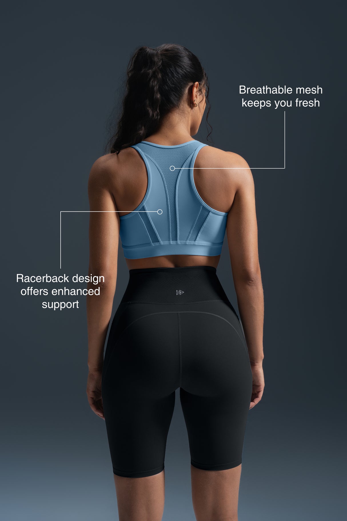 Enfold™ Zip-Front Breathable Racerback High-Support Bra for Larger Busts | Women's High Support Sports Bra