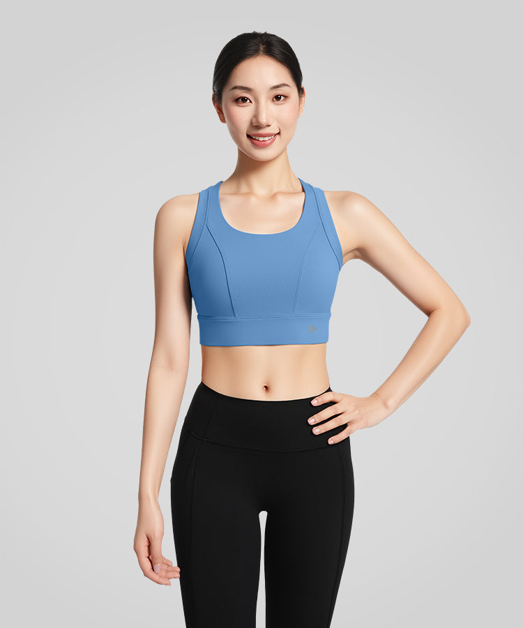 Anywhere™ Seamless Comfortable Mesh Running Bra | Women's Light Support Sports Bra