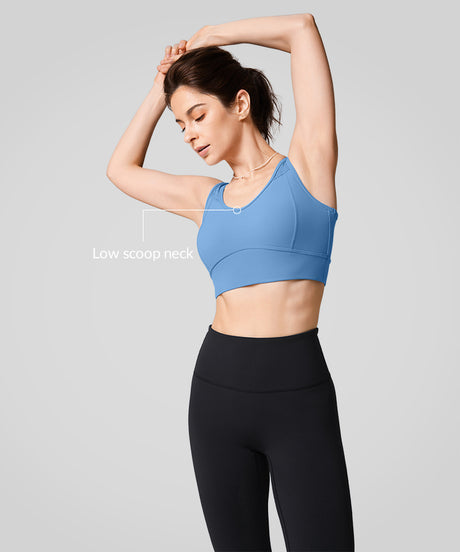 Anywhere™ Scoop Neck Minimal Seams Running Bra | Women's Light Support Sports Bra - image 16
