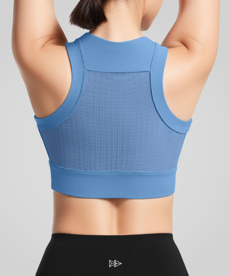 Anywhere™ Seamless Comfortable Mesh Running Bra | Women's Light Support Sports Bra - image 12
