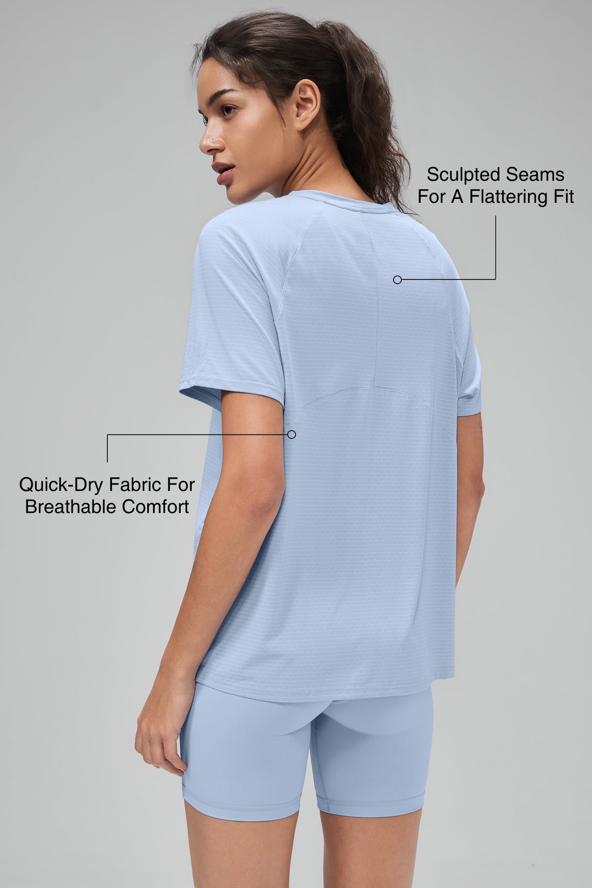 Anywhere™ Quick-Dry Lightweight Casual Fit Breathable T-Shirt | Women's Short Sleeve T-shirt