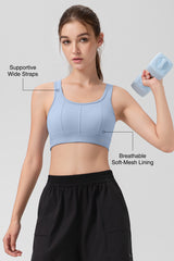 Power™ Racerback Breathable Lace Mesh Bra | Women's High Support Sports Bra