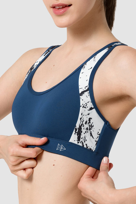 Sculpt™ Criss Cross Padded Gym Bra | Women's High Support Sports Bra