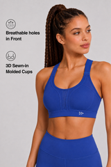 Power™ Adjustable Crisscross Padded Running Bra | Women's High Support Sports Bra