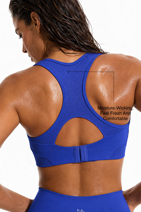 Gepolsterter Lauf-BH mit Sculpt Racerback-Linie | Sport-BH mit starkem Halt für Damen
