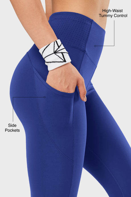 Figurformende Fitness-Leggings mit hoher Taille, 71 cm | Leggings mit hohem Halt für Damen