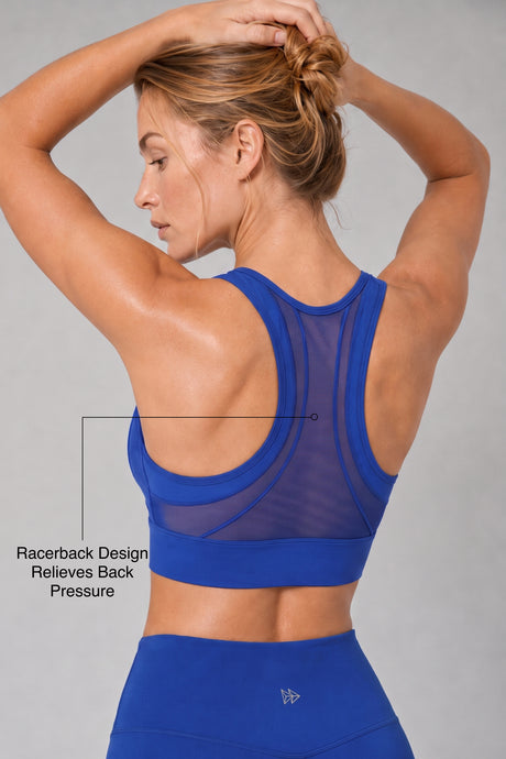 Sculpt™ Zip Front Breathable Racerback High Support Running Bra | Women's High Support Sports Bra