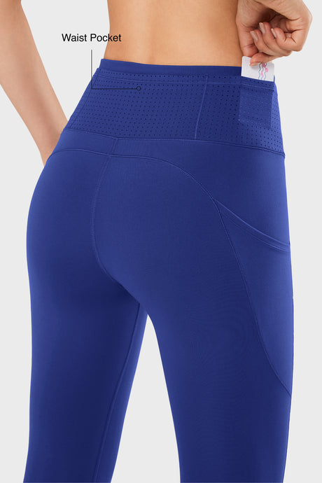 Figurformende Fitness-Leggings mit hoher Taille, 71 cm | Leggings mit hohem Halt für Damen