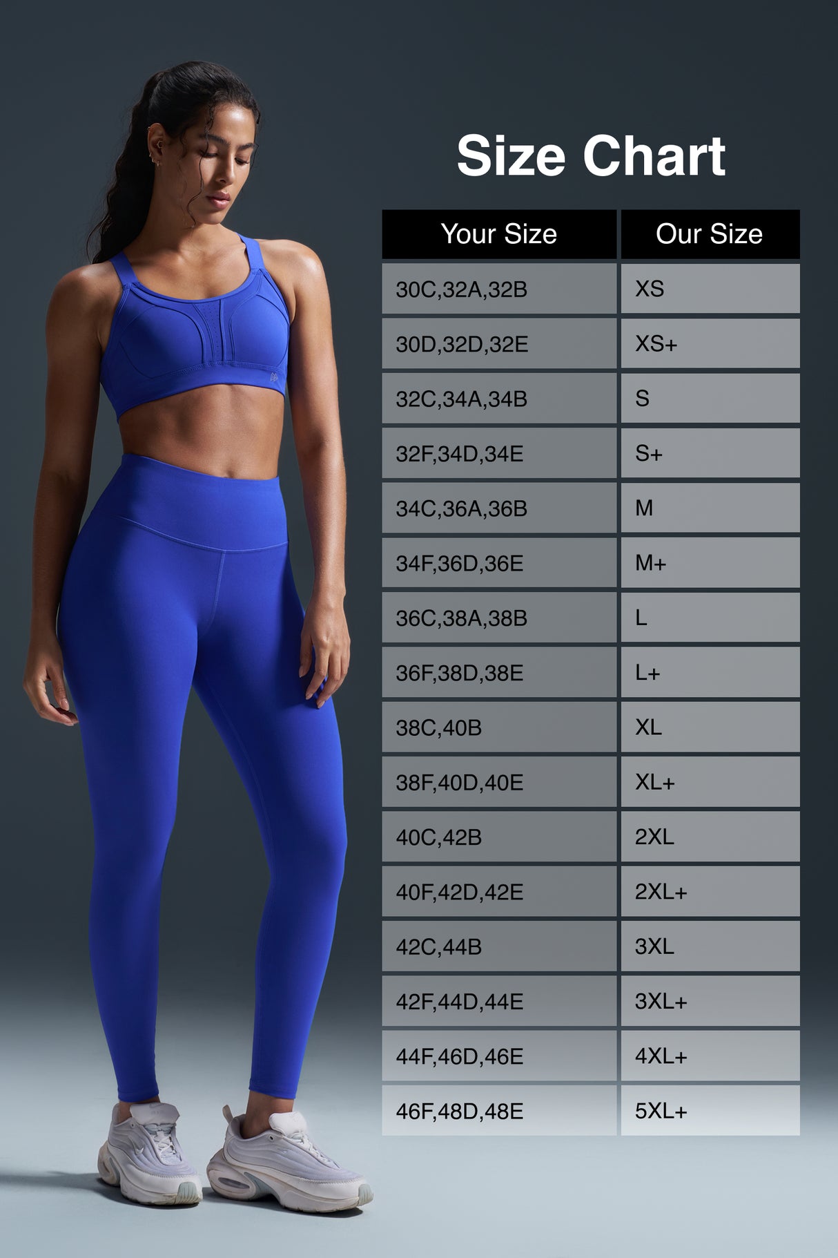 Power™ Adjustable Crisscross Padded Running Bra | Women's High Support Sports Bra
