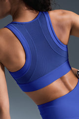 Sculpt Zip Mesh Racerback gepolsterter Lauf-BH | Damen-Sport-BH mit starkem Halt