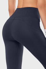 High Waist Sculpt™ing Fitness Gym Leggings 28 Inch| Women's High Support Leggings 67A Navy