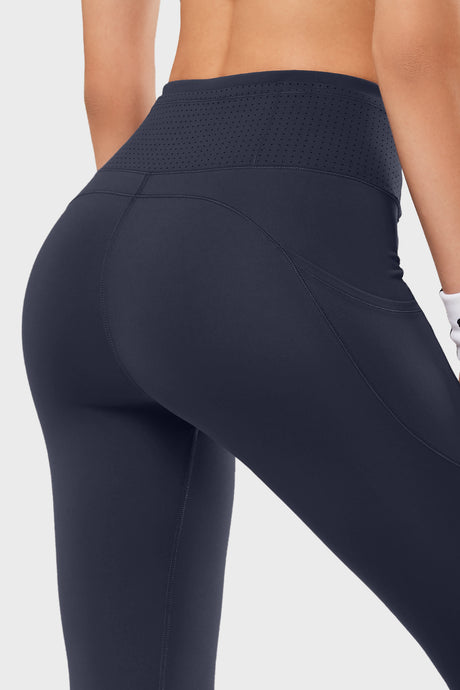 Figurformende Fitness-Leggings mit hoher Taille, 71 cm | Leggings mit hohem Halt für Damen