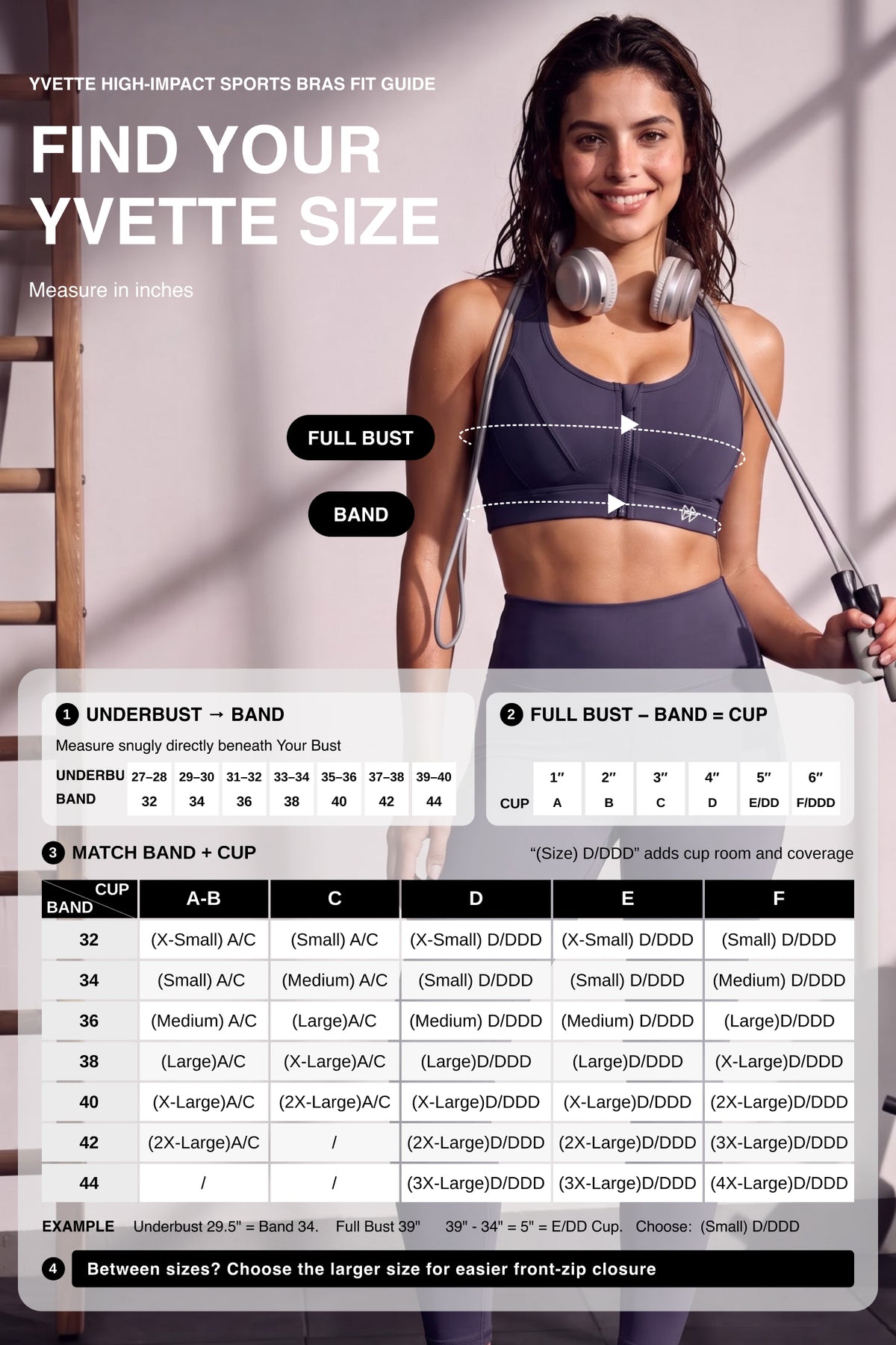 Enfold™ Front-Zip Breathable Racerback Sports Bra | High-Impact Support for Running, HIIT & Training