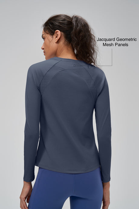 Anywhere Performance Mesh Langarm-T-Shirt | Damen Langarm-T-Shirt