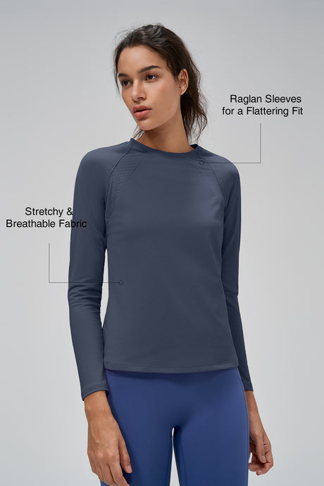 Anywhere Performance Mesh Langarm-T-Shirt | Damen Langarm-T-Shirt