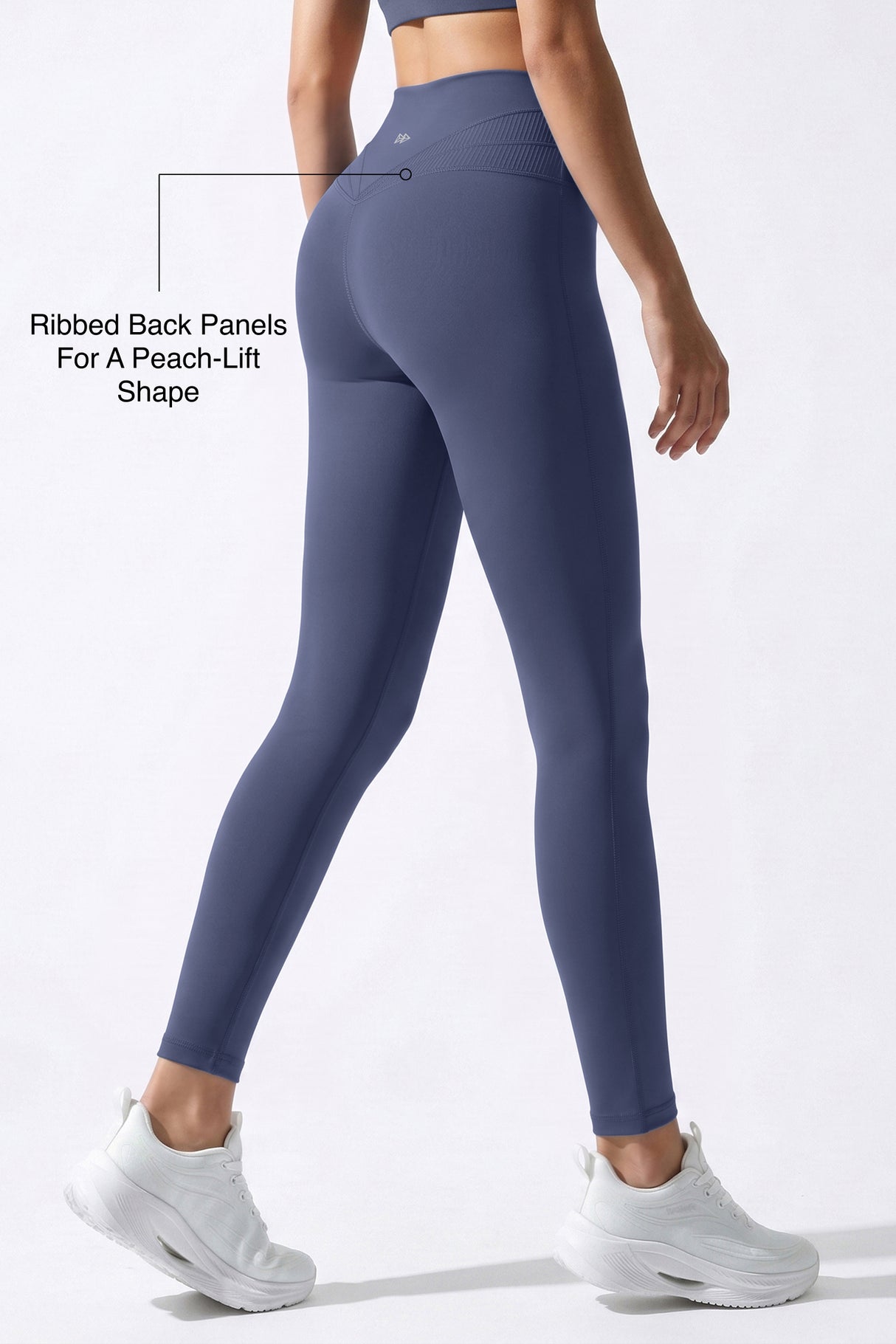 Echo™ High Rise Supportive No Front Seam Butt-Lifting Sports Leggings 25 Inch | Women's High Support Leggings