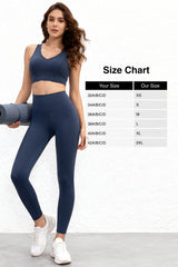 Gepolsterter Longline-Yoga-BH mit breitem Unterbrustband | Sport-BH für Damen mit leichter Stützfunktion