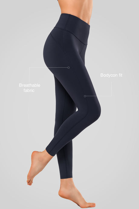 Leggings de yoga Shift suaves y absorbentes de humedad de 62,5 a 67,5 cm | Leggings de soporte ligero para mujer