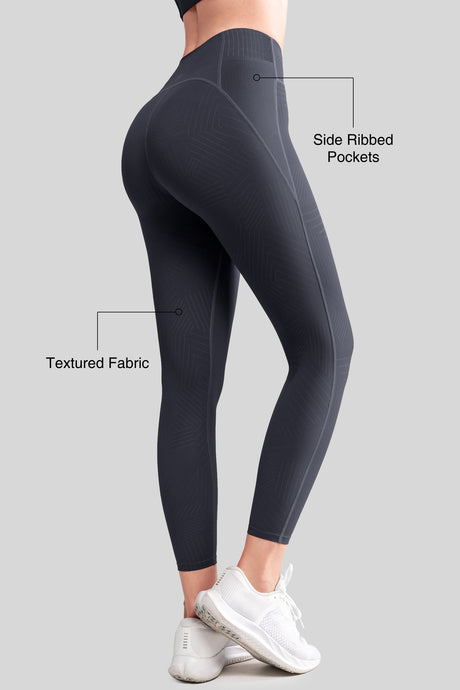Leggings da corsa Echo a vita alta con supporto per i glutei, 26" | Leggings da donna con supporto elevato