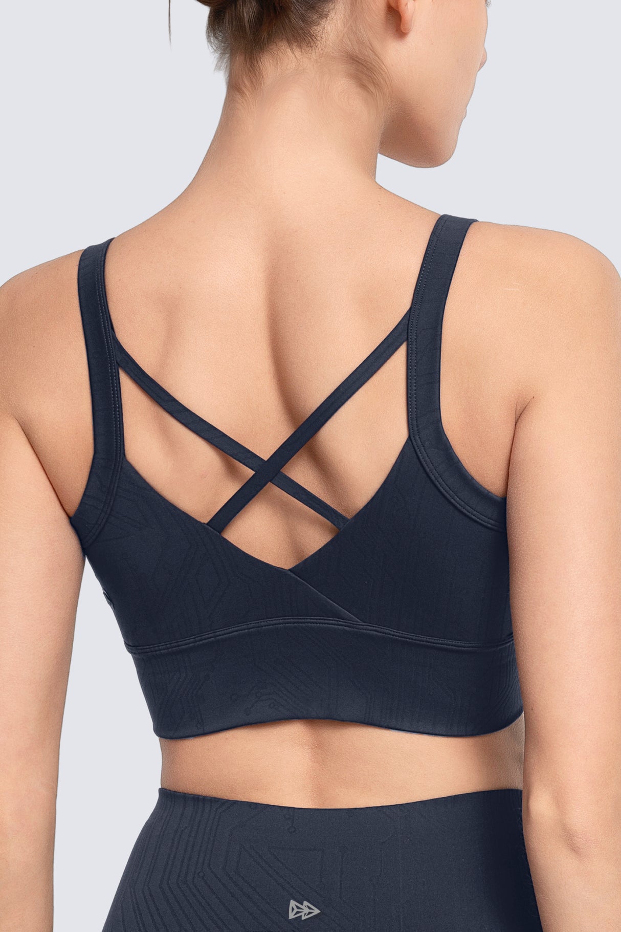 Anywhere™ V-neck Cross Thin Strap Yoga Bra| Women's Light Support Sports Bra