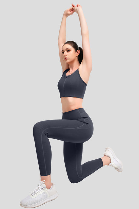 Leggings da corsa Echo a vita alta con supporto per i glutei, 26" | Leggings da donna con supporto elevato